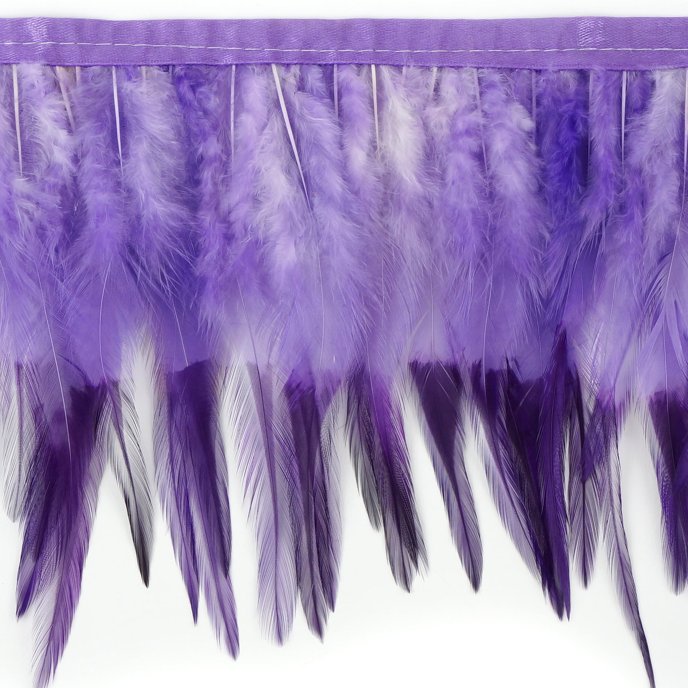Purple Ostrich Feather - 10-12 - Feathers - Trims & Chains - Trims