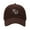 Brwon, variant on Baseball Cap Embroidered Hat for Moose Standing Men's Adjustable Cotton Unisex Embroidery Baseball Caps