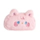 thumbnail image 2 of Estuche de peluche con diseño de animales, bolsa de almacenamiento, monedero de moda, portátil Rosa, 2 of 9