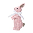 thumbnail image 3 of Almencla Bunny Figurine Mini Rabbit Statues Rabbit Sculpture Bunny Model Display Ornament Pink Standing, 3 of 8
