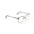 thumbnail image 3 of Flower Women's FLR6050 Prescription Eyeglasses with Case, Black/Gold, 3 of 6