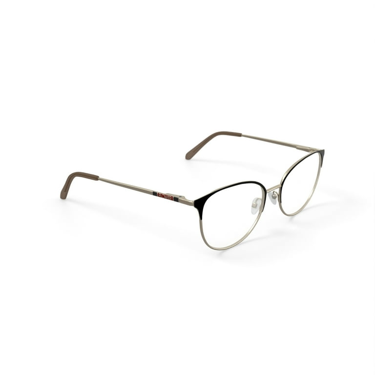 Flower Women's FLR6050 Prescription Eyeglasses with Case, Black