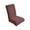 #0883-Coffee, variant on shyuyusa 6-Piece Elastic Spandex Dining Chair Covers Set Semi Circular Slipcovers Stretchable Water Resistant for Home Restaurant Office Decor