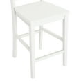thumbnail image 4 of Dycanpo 24'' Wooden Counter Height Bar Stools Set of 2, Kitchen Chairs with Back, White, 4 of 8