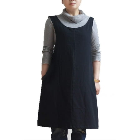 

Kitchen Apron Solid Color Fashion Apron Suitable For Grilling Cooking