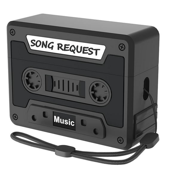 For AirPods Pro 3 Case Retro Tape Silicone Cover 360 Protection Wireless Charging Lightweight Stand Design Dark Gray Light Gray Orange