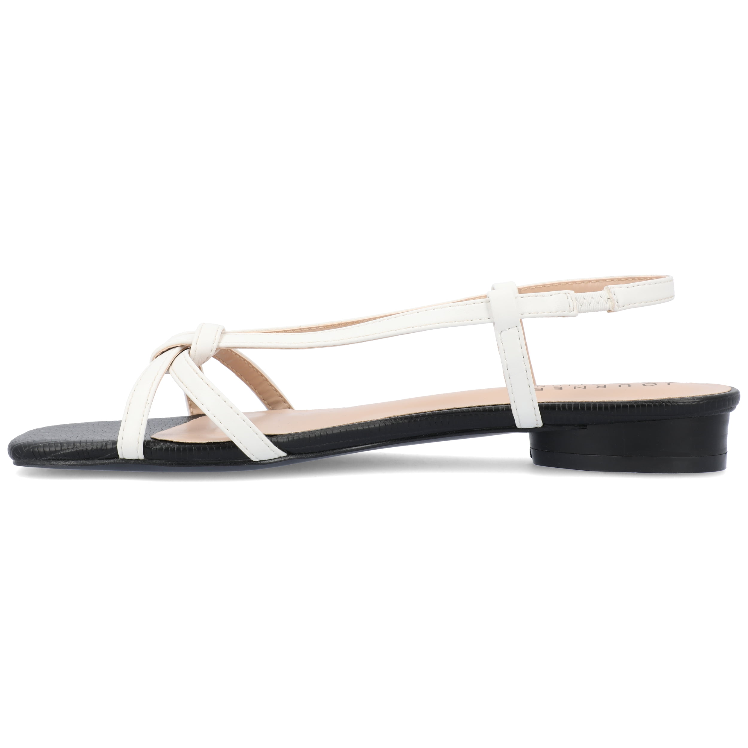 Journee Womens Bridget Sling Back Flat Sandals