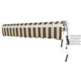 thumbnail image 7 of Awntech 12 Ft Maui Right Motorized Heavy Duty Patio Retractable Awning (144in x 9.25in x 120in), Brown/Tan Stripe, 7 of 7