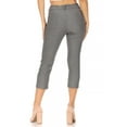 thumbnail image 4 of Moa Collection Women's Casual Comfy Slim Pocket Jeggings Jeans Capri Pants, 4 of 6