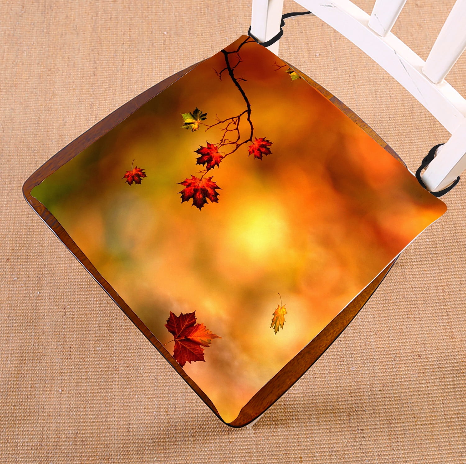 GCKG Autumn Maple leaf Chair Pad Seat Cushion Chair Cushion Floor