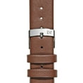 thumbnail image 3 of Morellato Micra-Evoque (Ec) Smooth Textured Genuine Leather Watch Strap - Dark Brown - 22mm - Chrome-plated Stainless Steel Buckle - PERFORMANCE Collection, 3 of 10