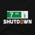 thumbnail image 4 of Men's Stadium Essentials  Black New York Knicks 7th Avenue Shutdown T-Shirt, 4 of 4