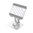 thumbnail image 2 of Soporte de escritorio de la tableta Altura ajustable y ángulo Disipación de calor portátil para el soporte de tableta de metal de la oficina en casa Plateado, 2 of 10