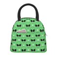 thumbnail image 2 of Naloa alien cartoons Print Lunch Bag for Women Men,Insulated Lunch Box for Adult,Reusable Lunch Tote Bag for Work, Picnic or Travel, 2 of 9