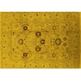 thumbnail image 1 of Ahgly Company Indoor Rectangle Oriental Yellow Industrial Area Rugs, 7' x 9', 1 of 4