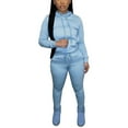 thumbnail image 5 of Womens Sweatsuits 2 Piece Set, Long Sleeve Pullover Oversized Hoodie and Jogger Sweatpants with Pockets, 5 of 6