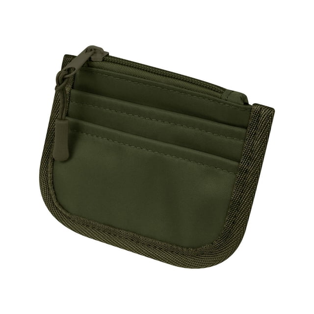 Monedero personalizado compacto-DÍRHAM verde 12.5 x 9.5