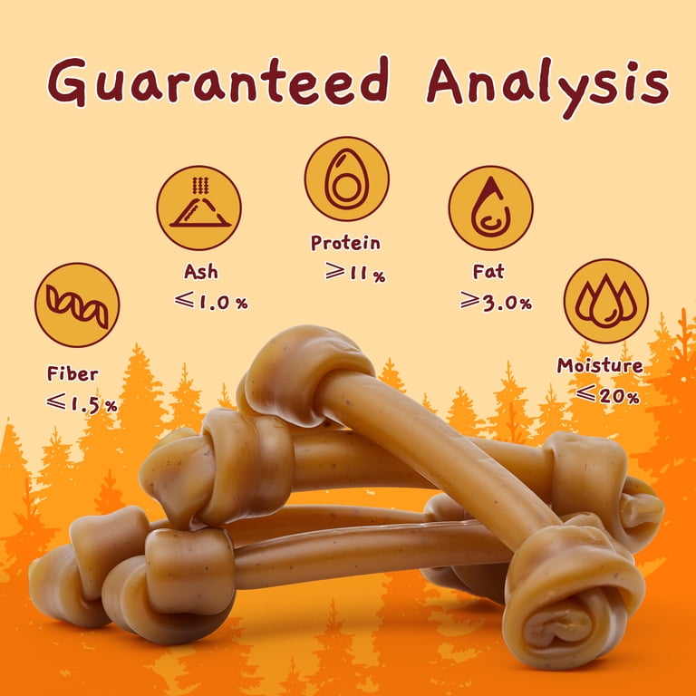 Jungle Calling Rawhide-Free Peanut Butter Dog Bone Chews, 4-Count photo 7