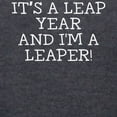 thumbnail image 3 of CafePress - It's A Leap Year And I'm A Leaper Long Sleeve T Shirt - Womens Hooded Shirt, 3 of 3