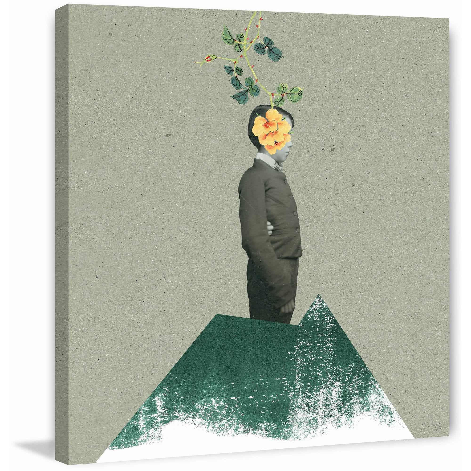 Marmont Hill "No Face" by Bengoa Vazquez Painting Print on Wrapped Canvas