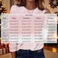 thumbnail image 3 of Yourumao Womens Christmas Shirts Long Sleeve Graphic Tees Crewneck Loose Casual Xmas Plus Size Tops, 3 of 8