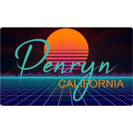 

Penryn California 4 X 2.25-Inch Fridge Magnet Retro Neon Design