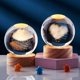 thumbnail image 4 of Crystal Ball Night Light 3D Engraved Heart Crystal Globe with Warm LED Lamp Base, Love Heart Lights as a Gift for Teens Boys and Girls, 4 of 5