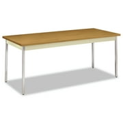 HON HUTM3072.C.L.CHR 72 in. x 30 in. x 29 in. Rectangular Utility Table - Harvest/Putty/Chrome
