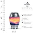 thumbnail image 2 of Sunrise Hues over Mountain Urns For Adult Ashes Men - Small Urns For Human Ashes Keepsake -Tiny Urns For Human Ashes Keepsake- Memorial Keepsakes For Ashes - Cremation Urns For Men (Size-3inch,4Pcs), 2 of 5