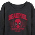 thumbnail image 3 of Marvel Deadpool - Collegiate - Women's French Terry Pullover Sweatshirt, 3 of 5