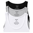 thumbnail image 3 of Gelante Men's 100% Cotton Ribbed Tank Top Undershirts, 3-Pack, 3 of 7