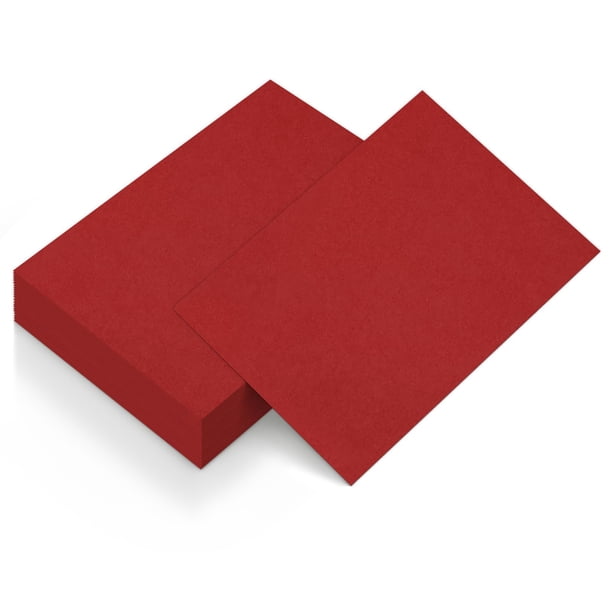 Cartulina Goefun, 80 libras, 21,5 x 28 cm, color rojo oscuro, 50 hojas