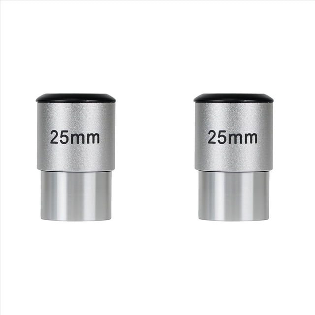 2X Ocular de Telescopio AstronóMico de 25 mm de 1,25 Pulgadas con Hilos de Filtro .6X0.6Mm Accesorio de Telescopio AstronóMico