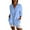 001_Blue, variant on Button Down Shirts Women Long Trendy Casual Striped Boho Button Down Shirt Deep V Neck Rolled Sleeve Blouse Womens Blouses