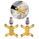 thumbnail image 4 of Pedales de bicicleta de aleación de aluminio, rosca de 14 mm, componentes de dorado Sunnimix Pedal de bicicleta ligero, 4 of 8