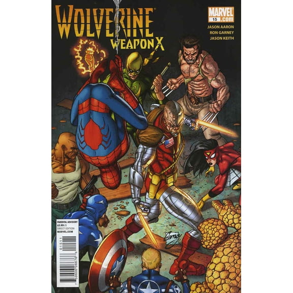 Wolverine Weapon X (2nd Series) #15 VF ; Marvel Comic Book