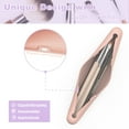 thumbnail image 4 of ETAOLINE Travel Makeup Brush Holder Silicon Portable Cosmetic Face Brushes Holder Soft and Sleek Makeup Tools Organizer (Pink), 4 of 5