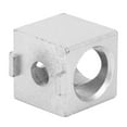 thumbnail image 3 of Corner Connector, Compact Structure Aluminum  Corner Connector, 4pcs Durable 2020 Aluminum  For 2020 European Standard 2-Way, 3 of 8