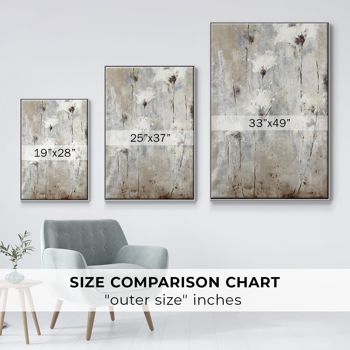Here today, Gone tomorrow Framed Premium Gallery Wrapped Canvas - Ready to Hang