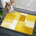 thumbnail image 4 of Area Rug 2 x 3 Ft, Yellow Geometric Indoor Accent Bathroom Rugs for Kitchen/Laundry Room, Watercolor Ombre Modern Abstract Art Washable Non-Slip Runner Floor Mat for Entryway, Living Room, 4 of 7