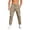 Khaki, variant on Bosfbaoi Plus Size Pants For Men Tapered Jogger Pants Mens Casual Pants Drawstring Elastic Waist Trousers