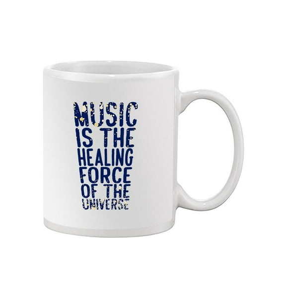 Music Is A Healing Force Mug - Smartprints Designs,