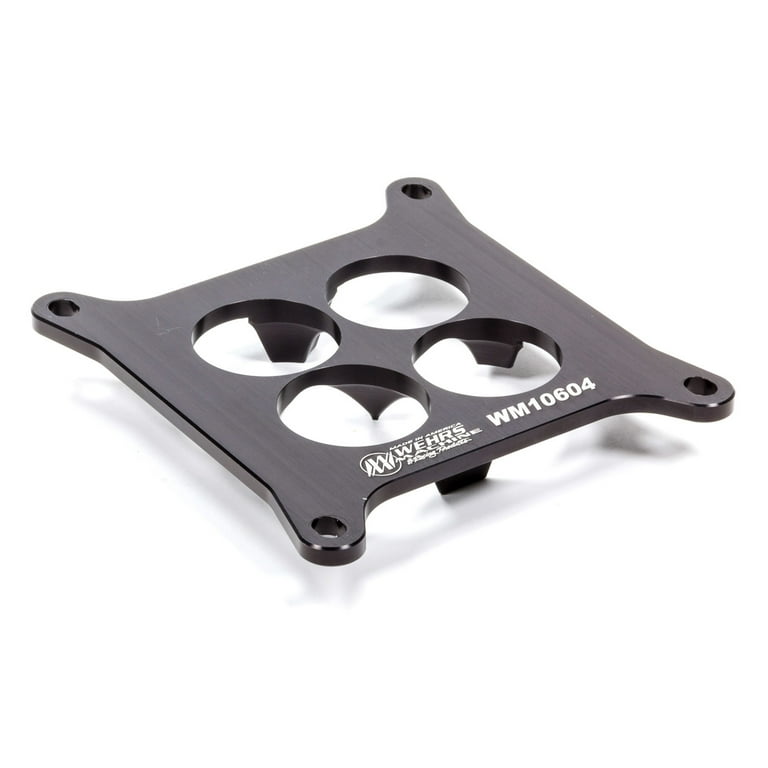 Wehrs Carb Spacer 604 Crate 1/4in Thick Aluminum Wehrs Carb Spacer 604 Crate 1/4in Thick Aluminum
