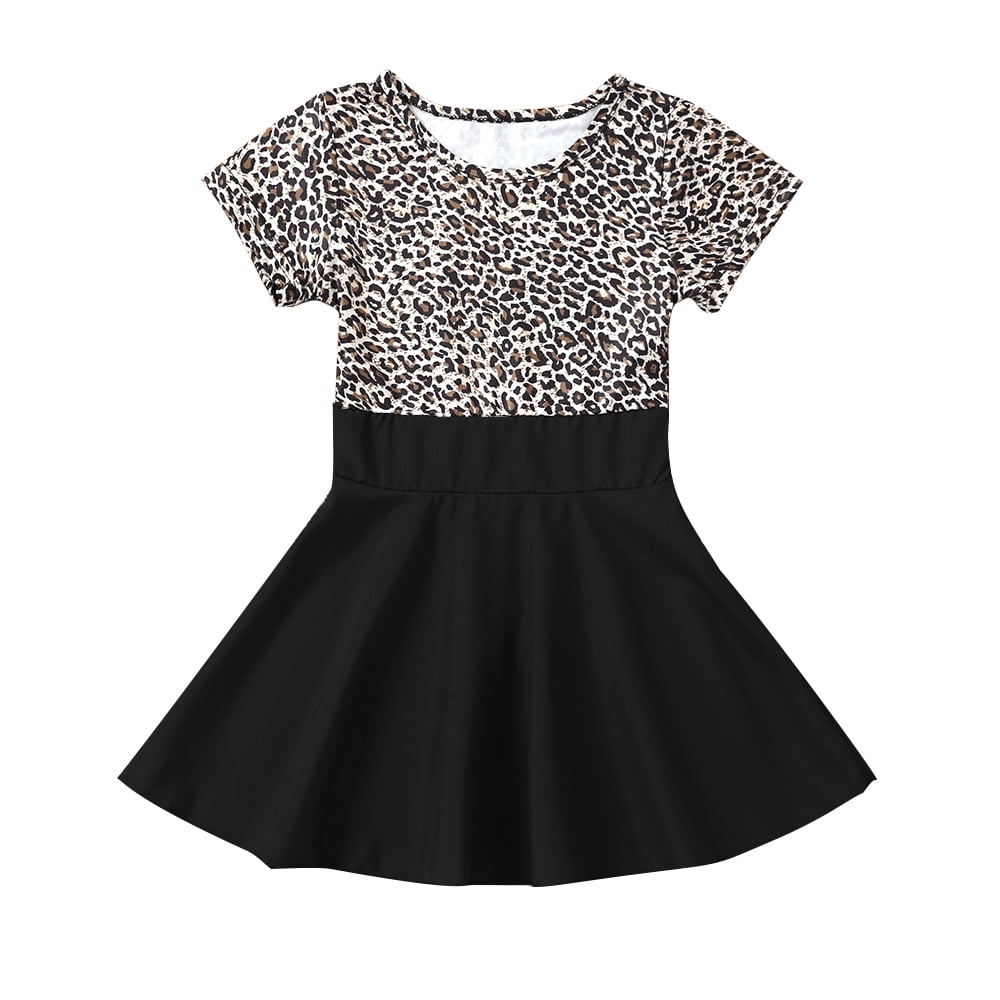 Romacci Girls Summer Dress Leopard Printing With Black Pleated Skirt Cotton Short Sleeve Dresses One Piece Design Skater Dress Walmart Com Walmart Com Romacci Girls Summer Dress Leopard Printing With Black Pleated Skirt Cotton Short Sleeve Dresses One Piece Design Skater Dress Walmart Com Walmart Com