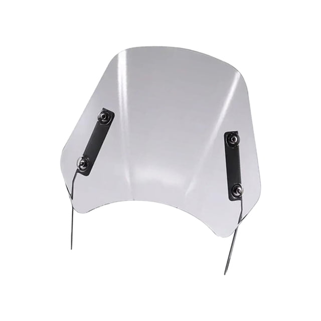 Parabrisas de motocicleta Premium Zulema Deflector de viento Claro 25,5 cm x 19,5 cm