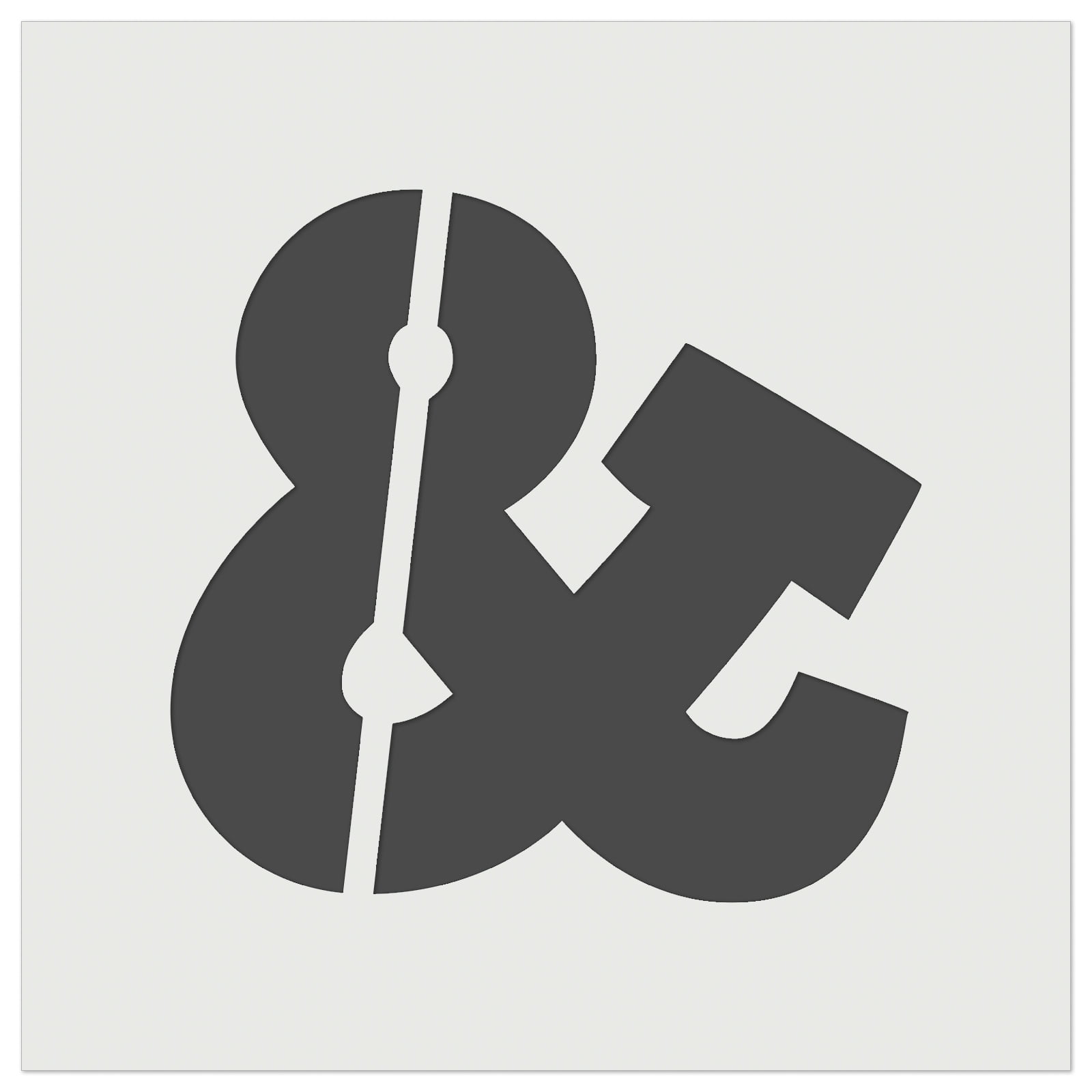 Ampersand Symbol And DIY Cookie Wall Craft Stencil - 5.5 Inch - Walmart.com