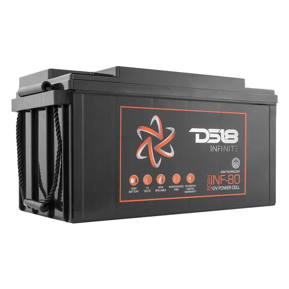 DS18 INF-80AH High-Capacity Car Audio Power Cell Battery: 80 Ampere-Hours