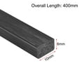 thumbnail image 2 of Carbon Fiber Strip Bars 6x10mm 400mm Length Pultruded Carbon Fiber Strips for RC Airplane 1 Pcs, 2 of 3
