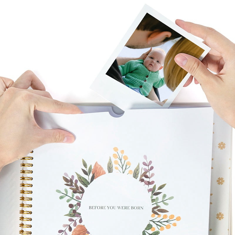 Baby Books for Newborn Baby Memory ,Baby Book Memory First Five years ,Baby Scrapbook ,Parent Journal Scrapbook Photo Album ,Pregnancy Gift for Expecting Mom