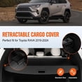 thumbnail image 2 of Retractable Cargo Cover for Toyota RAV4 2019-2024 Upgrade Rear Trunk Cover, 2 of 7